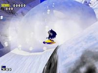 une photo d'Ã©cran de Sonic Adventure sur Sega Dreamcast